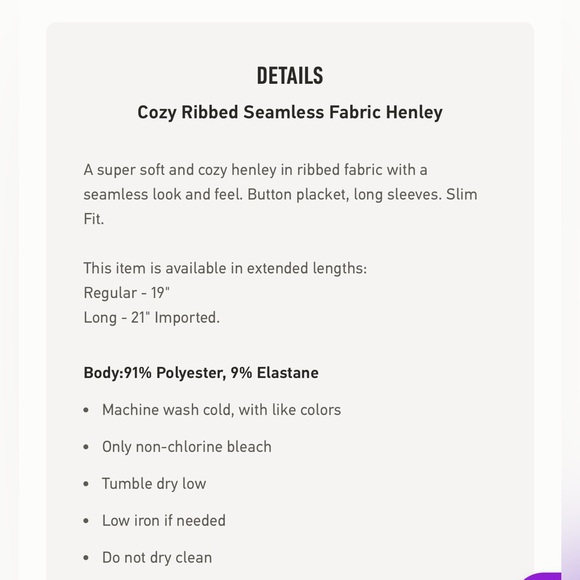 HOLLISTER COZY RIBBED SEAMLESS FABRIC HENLEY SIZE XXS LONG - Picture 4 of 5